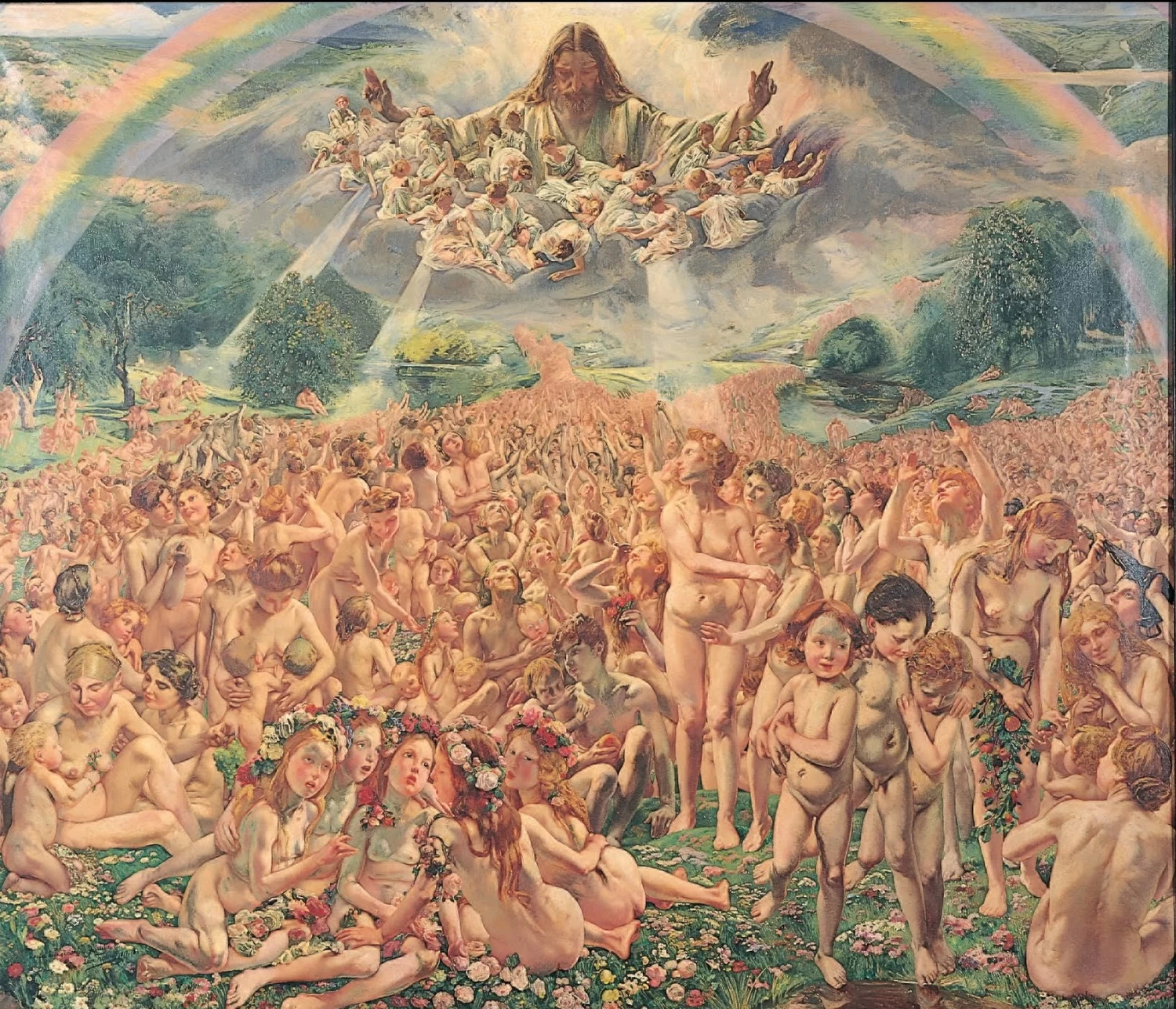 Tutte le cose muoiono, ma tutte risorgeranno attraverso l'amore di Dio - Museo d'arte Ohara, Kurashiki, dettaglio 4